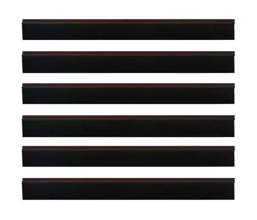 Pašlīpojošas Durvju Birstes 6 Pcs Brūna 100 Cm Vidaxl