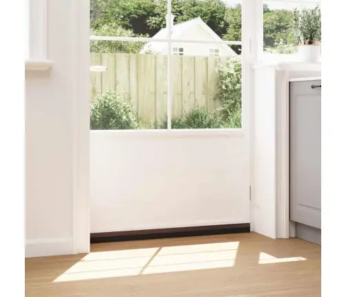 Pašlīpojošas Durvju Birstes 12 Pcs Brūna 100 Cm Vidaxl