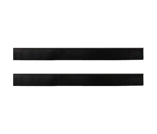 Pašlīpojošas Durvju Birstes 2 Pcs Brūna 100 Cm Vidaxl