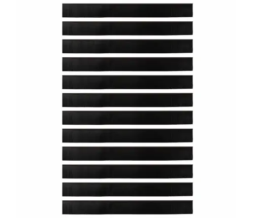 Pašlīpojošas Durvju Birstes 12 Pcs Brūna 100 Cm Vidaxl