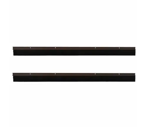 Skrūvējami Durvju Birstes Blīvējumi 2 Pcs Brūna 100 Cm Vidaxl