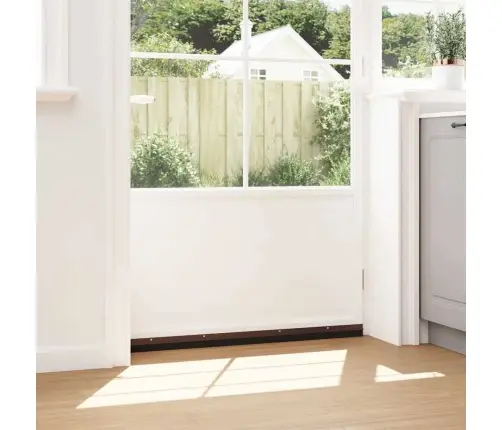 Skrūvējami Durvju Birstes Blīvējumi 12 Pcs Brūna 100 Cm Vidaxl