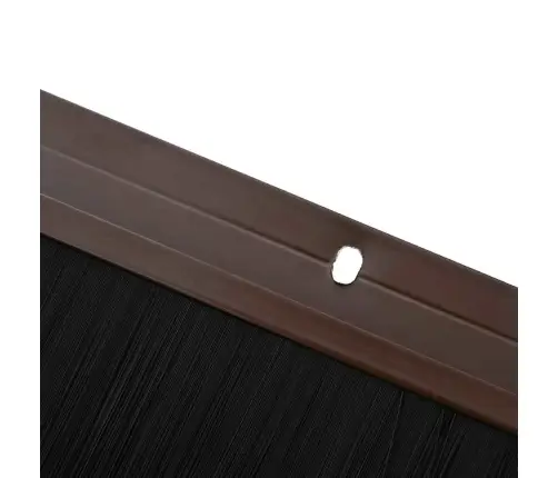 Skrūvējami Durvju Birstes Blīvējumi 12 Pcs Brūna 100 Cm Vidaxl