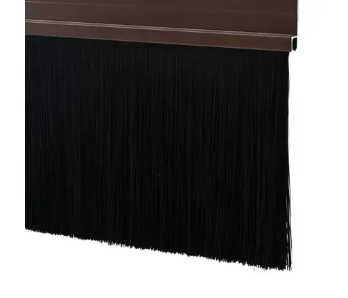 Skrūvējami Durvju Birstes Blīvējumi 12 Pcs Brūna 100 Cm Vidaxl