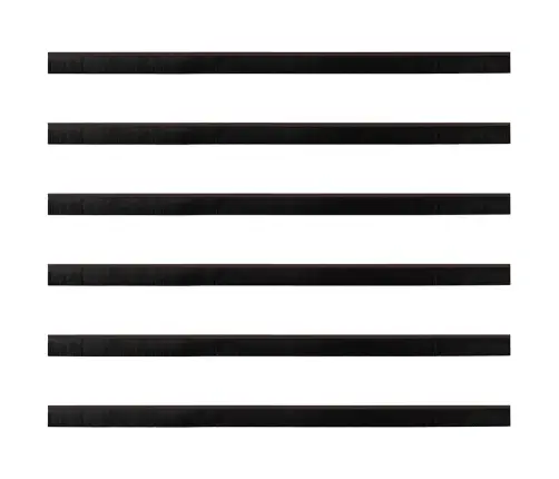 Skrūvējami Durvju Birstes Blīvējumi 6 Pcs Brūna 100 Cm Vidaxl