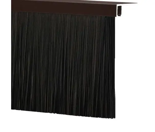 Skrūvējami Durvju Birstes Blīvējumi 12 Pcs Brūna 100 Cm Vidaxl