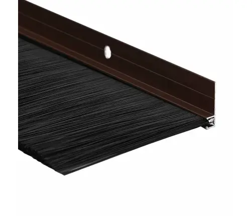 Sukabinamų Durų Šepetėlių Sandarikliai 12 Pcs Ruda 100 Cm