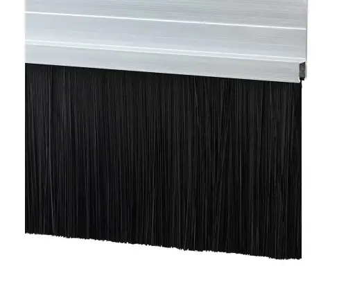 Pašlīpojošas Durvju Birstes 2 Pcs Sudraba 100 Cm Vidaxl