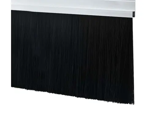 Pašlīpojošas Durvju Birstes 2 Pcs Sudraba 100 Cm Vidaxl