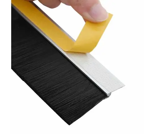 Pašlīpojošas Durvju Birstes 2 Pcs Sudraba 100 Cm Vidaxl