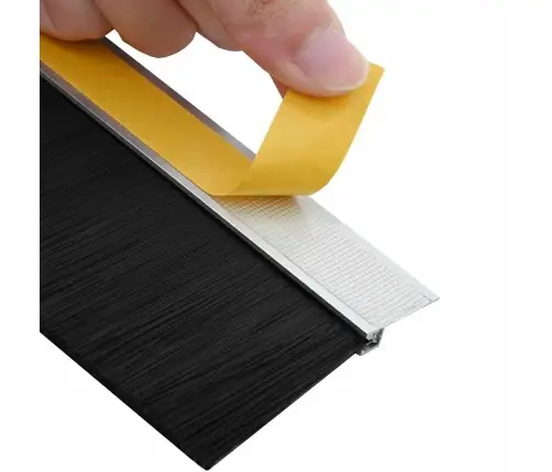 Pašlīpojošas Durvju Birstes 6 Pcs Sudraba 100 Cm Vidaxl