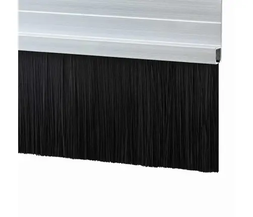 Pašlīpojošas Durvju Birstes 12 Pcs Sudraba 100 Cm Vidaxl