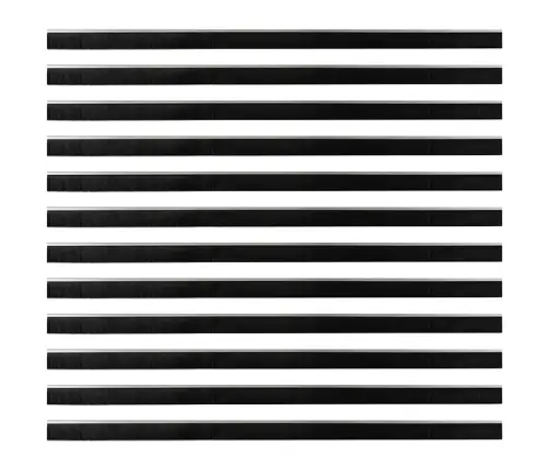 Pašlīpojošas Durvju Birstes 12 Pcs Sudraba 100 Cm Vidaxl