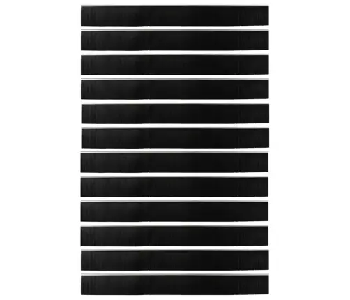 Pašlīpojošas Durvju Birstes 12 Pcs Sudraba 100 Cm Vidaxl