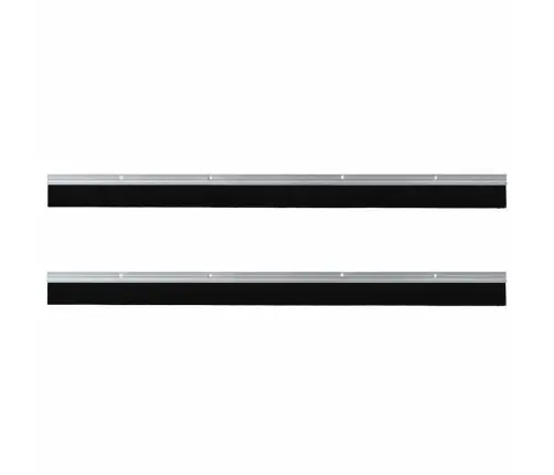 Kruvitavad Ukselöökide Tihendid 2 Pcs Hõbedane 100 Cm