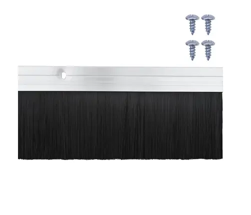 Kruvitavad Ukselöökide Tihendid 2 Pcs Hõbedane 100 Cm