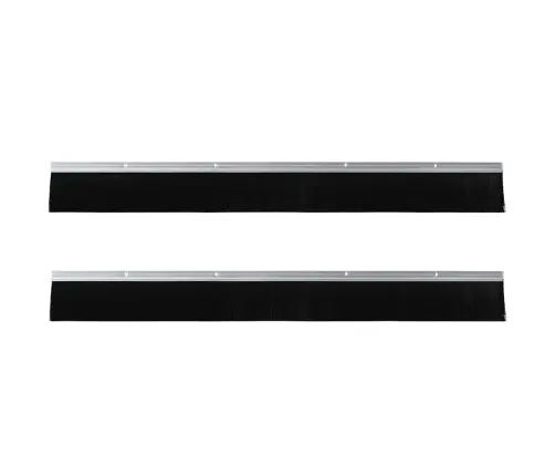 Kruvitavad Ukselöökide Tihendid 2 Pcs Hõbedane 100 Cm