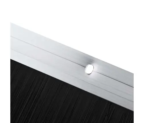 Skrūvējami Durvju Birstes Blīvējumi 6 Pcs Sudraba 100 Cm Vidaxl