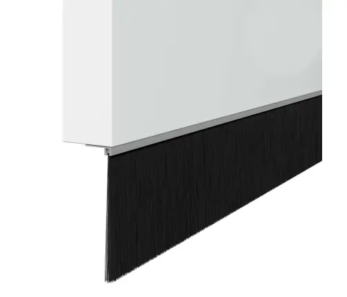 Skrūvējami Durvju Birstes Blīvējumi 2 Pcs Sudraba 100 Cm Vidaxl