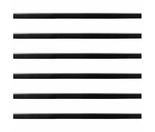 Skrūvējami Durvju Birstes Blīvējumi 6 Pcs Sudraba 100 Cm Vidaxl