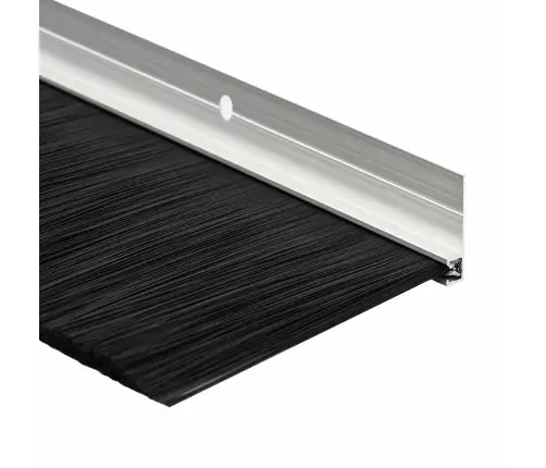 Skrūvējami Durvju Birstes Blīvējumi 6 Pcs Sudraba 100 Cm Vidaxl