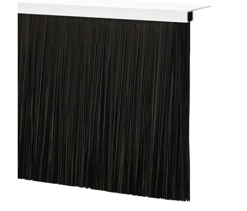 Skrūvējami Durvju Birstes Blīvējumi 12 Pcs Sudraba 100 Cm Vidaxl