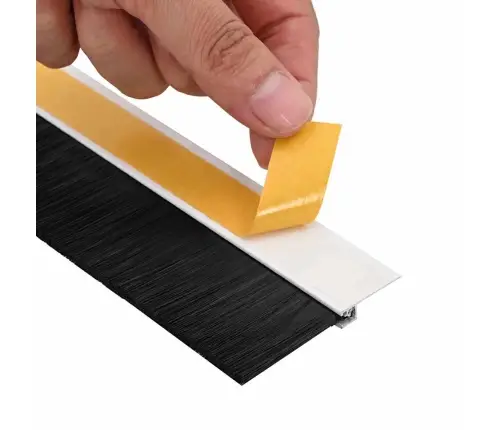 Pašlīpojošas Durvju Birstes 2 Pcs Balts 100 Cm Vidaxl