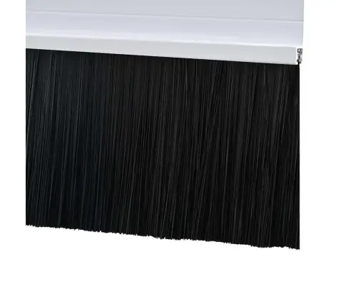 Pašlīpojošas Durvju Birstes 2 Pcs Balts 100 Cm Vidaxl