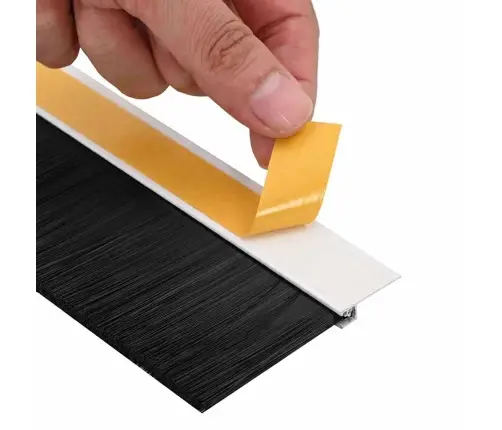 Pašlīpojošas Durvju Birstes 2 Pcs Balts 100 Cm Vidaxl