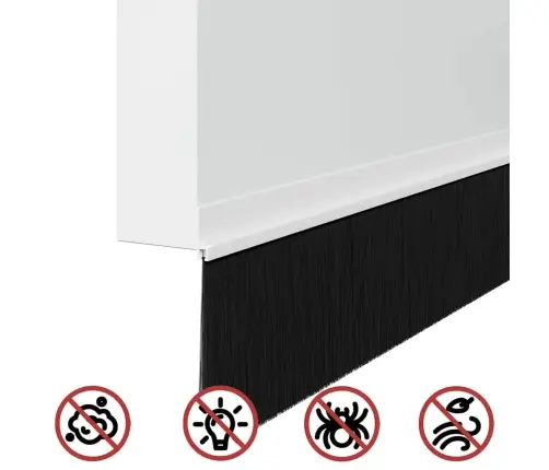 Pašlīpojošas Durvju Birstes 2 Pcs Balts 100 Cm Vidaxl