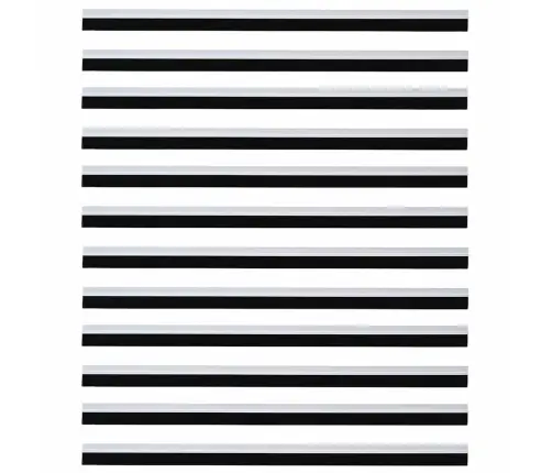 Pašlīpojošas Durvju Birstes 12 Pcs Balts 100 Cm Vidaxl