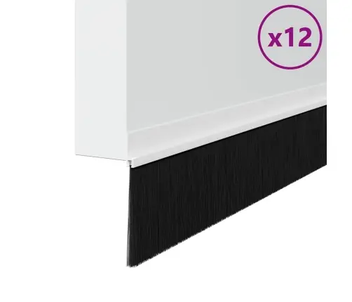 Savarankiškai Klijuojami Durų Šepetėlių Sandarikliai 12 Pcs