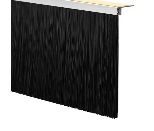 Isekleebivad Uksed Brush Seibid 12 Pcs Valge 100 Cm