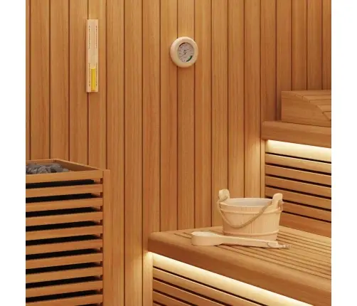 Saunos Priedų Rinkinys 4 Pcs Ruda