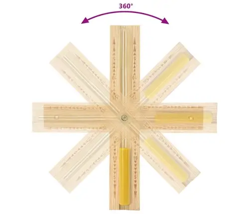 Saunos Priedų Rinkinys 4 Pcs Ruda