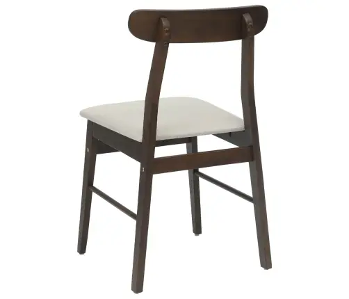 Ēdamistabas Krēsls 2 Pcs Gaiši Brūns Un Gaišs Vidaxl