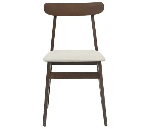 Ēdamistabas Krēsls 2 Pcs Gaiši Brūns Un Gaišs Vidaxl