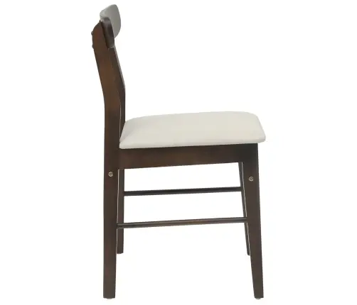 Ēdamistabas Krēsls 2 Pcs Gaiši Brūns Un Gaišs Vidaxl