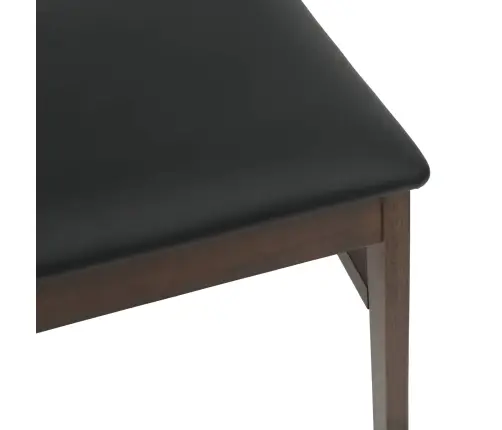 Valgomasis Krėslas 2 Pcs Šviesiai Rudas Ir Juodas