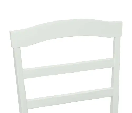 Ēdamistabas Krēsls 2 Pcs Balts Ciets Gumijas Koks Vidaxl