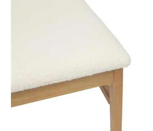 Söögitool 2 Pcs Looduslik Ja Hele Paks Kautsukipuit