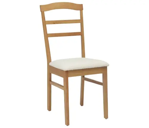 Söögitool 2 Pcs Looduslik Ja Hele Paks Kautsukipuit