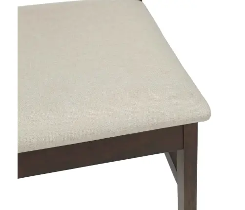 Söögitool 2 Pcs Helepruun Ja Hele Paks Kautsukipuit