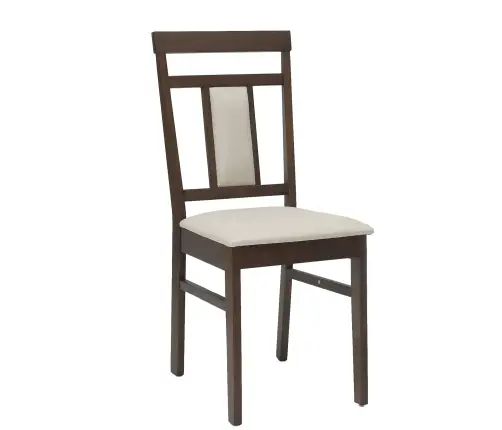 Söögitool 2 Pcs Helepruun Ja Hele Paks Kautsukipuit