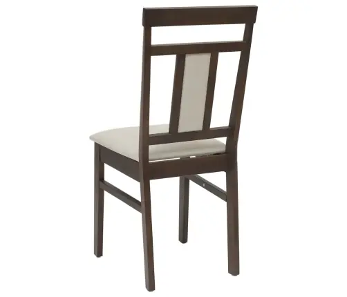 Söögitool 2 Pcs Helepruun Ja Hele Paks Kautsukipuit