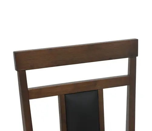 Söögitool 2 Pcs Helepruun Ja Must Paks Kautsukipuit