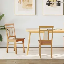 Söögitool 2 Pcs Neutraalne Paks Kautsukipuit