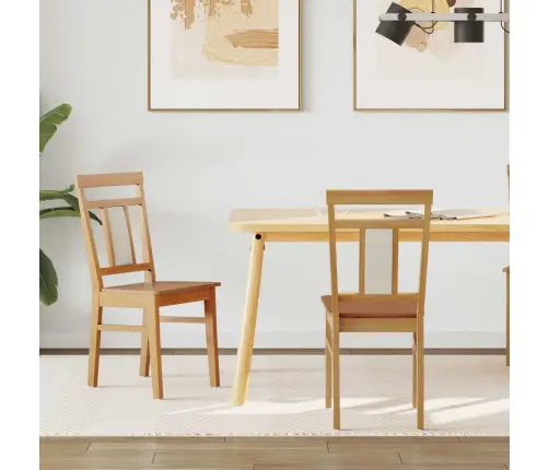 Söögitool 2 Pcs Neutraalne Paks Kautsukipuit