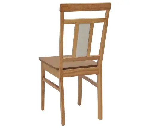 Söögitool 2 Pcs Neutraalne Paks Kautsukipuit