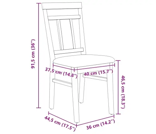 Ēdamistabas Krēsls 2 Pcs Balts Un Pelēks Ciets Gumijas Koks Vidaxl